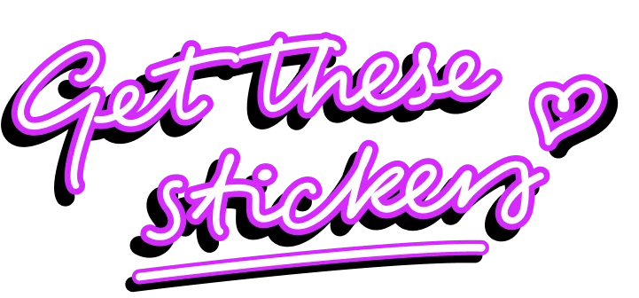Get These stickers